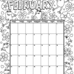 February 2020 Coloring Calendar Woo Jr Kids Activities Coloring