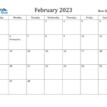 February 2023 Calendar With New Zealand Holidays