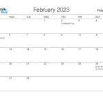 February 2023 Calendar With Philippines Holidays