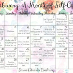 February A Month Of Self Care Self Care Activities Care Calendar