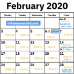 February Events Hours