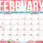 Floral February 2019 Calendar Printable Calendar Printables 2019