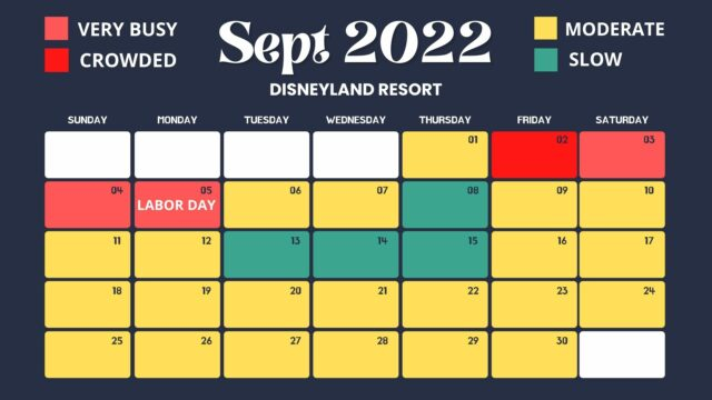 Free Disneyland Crowd Calendar Save Time In Line Guaranteed Park 