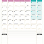 French Calendar February 2019 Royalty Free Vector Image