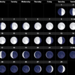 Moon Phases Of February 2020 Lunar Calendar Template Dates With