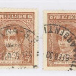 The Argentina 1935 51 Definitive Series Calendar 1939 5c Moreno February