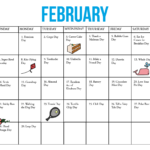 The Kirkwood Call Fun National Holiday Calendar February